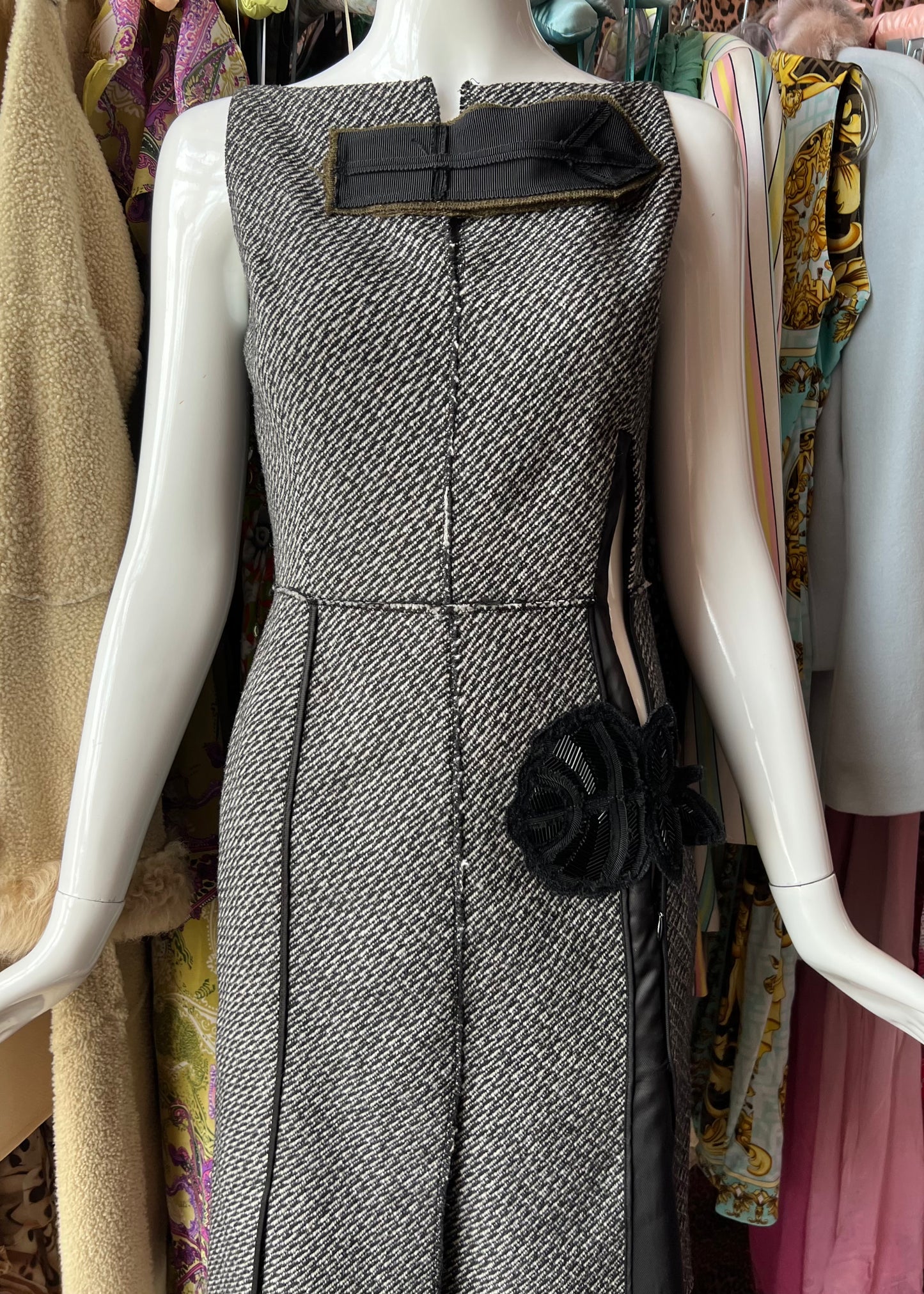 Prada FW2003 Tweed Dress