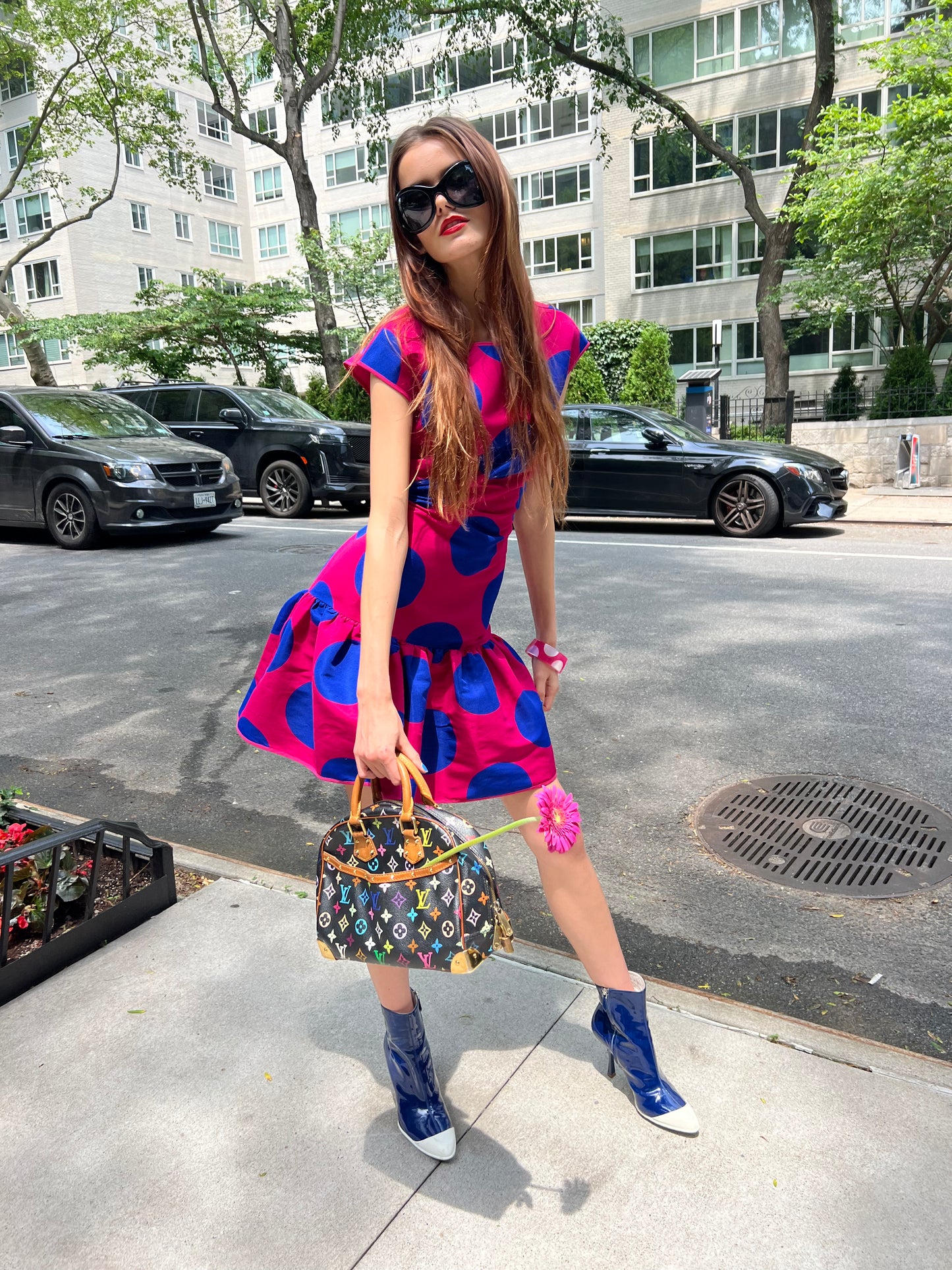 Moschino Boutique Polka Dot Dress
