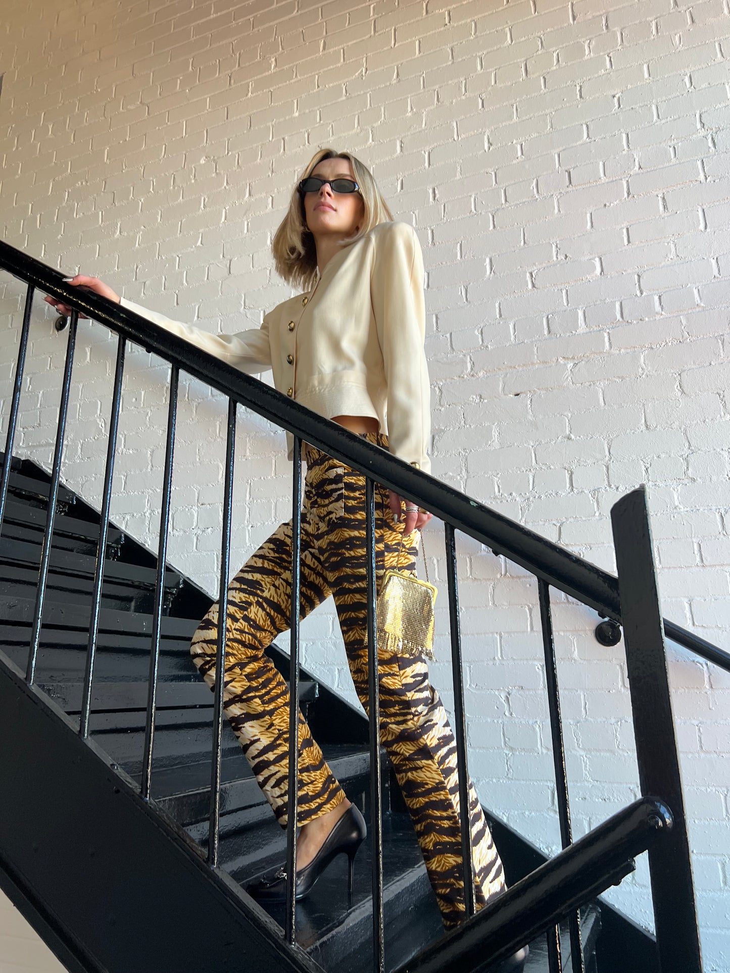 D&G Tiger Print Pants
