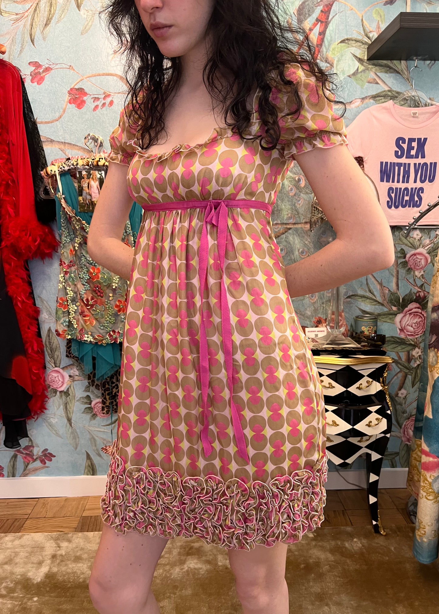 D&G Silk Babydoll Dress