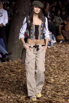 Dolce & Gabbana FW2002 Dirndl Corset + Capri Ensemble