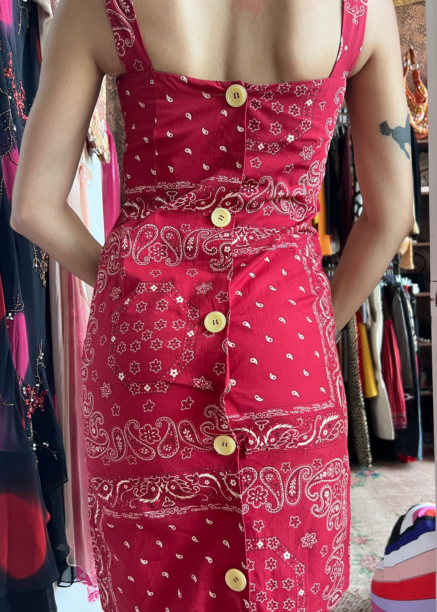 D&G 2000s Bandana Print Dress