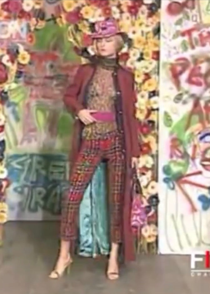 D&G SS2000 Studded Plaid Pants