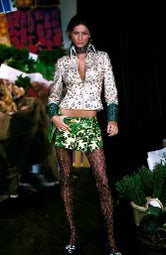 Dolce & Gabbana SS2000 Brocade Mini Skirt