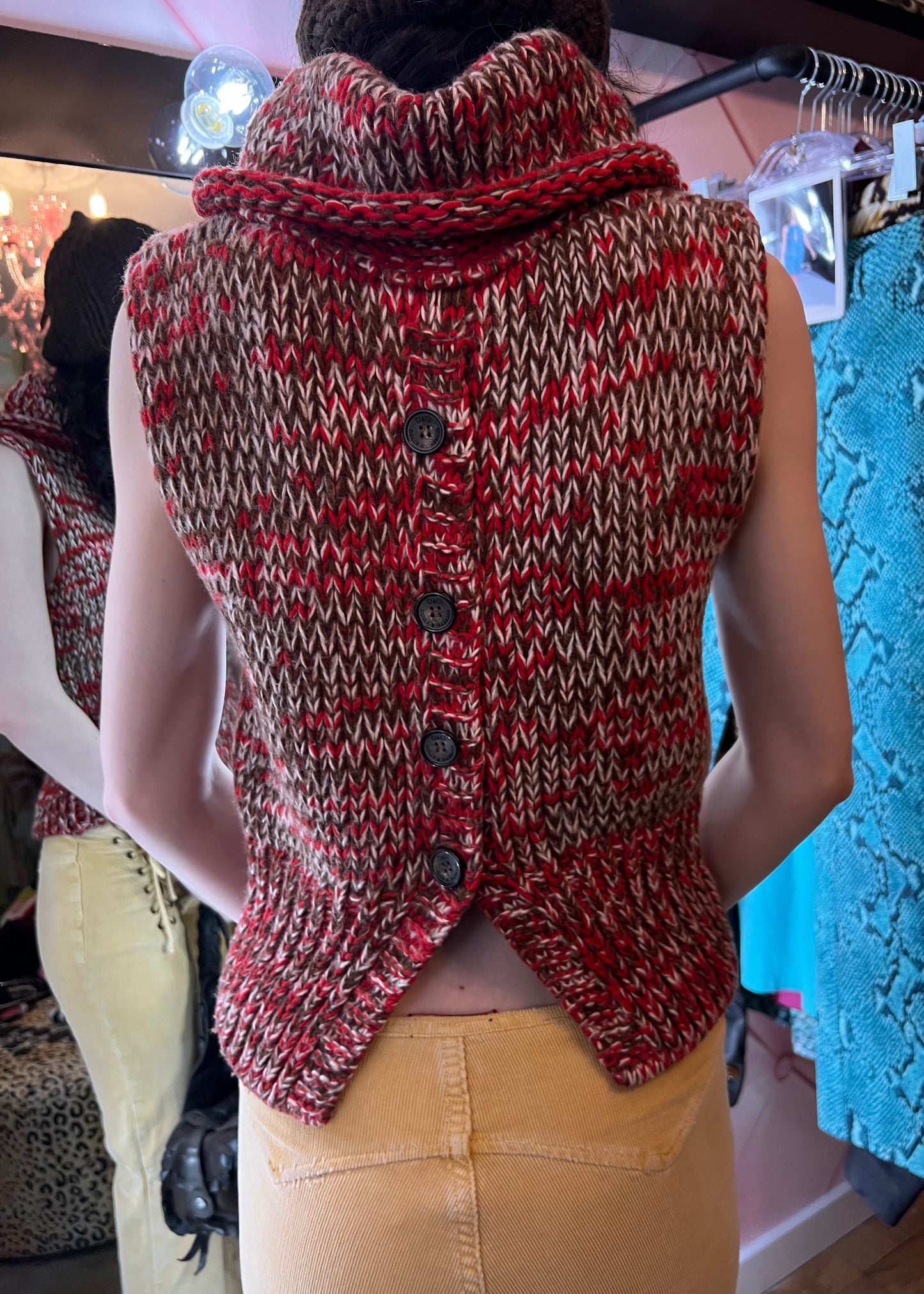 D&G Fall 2002 Multicolor Knit Turtleneck