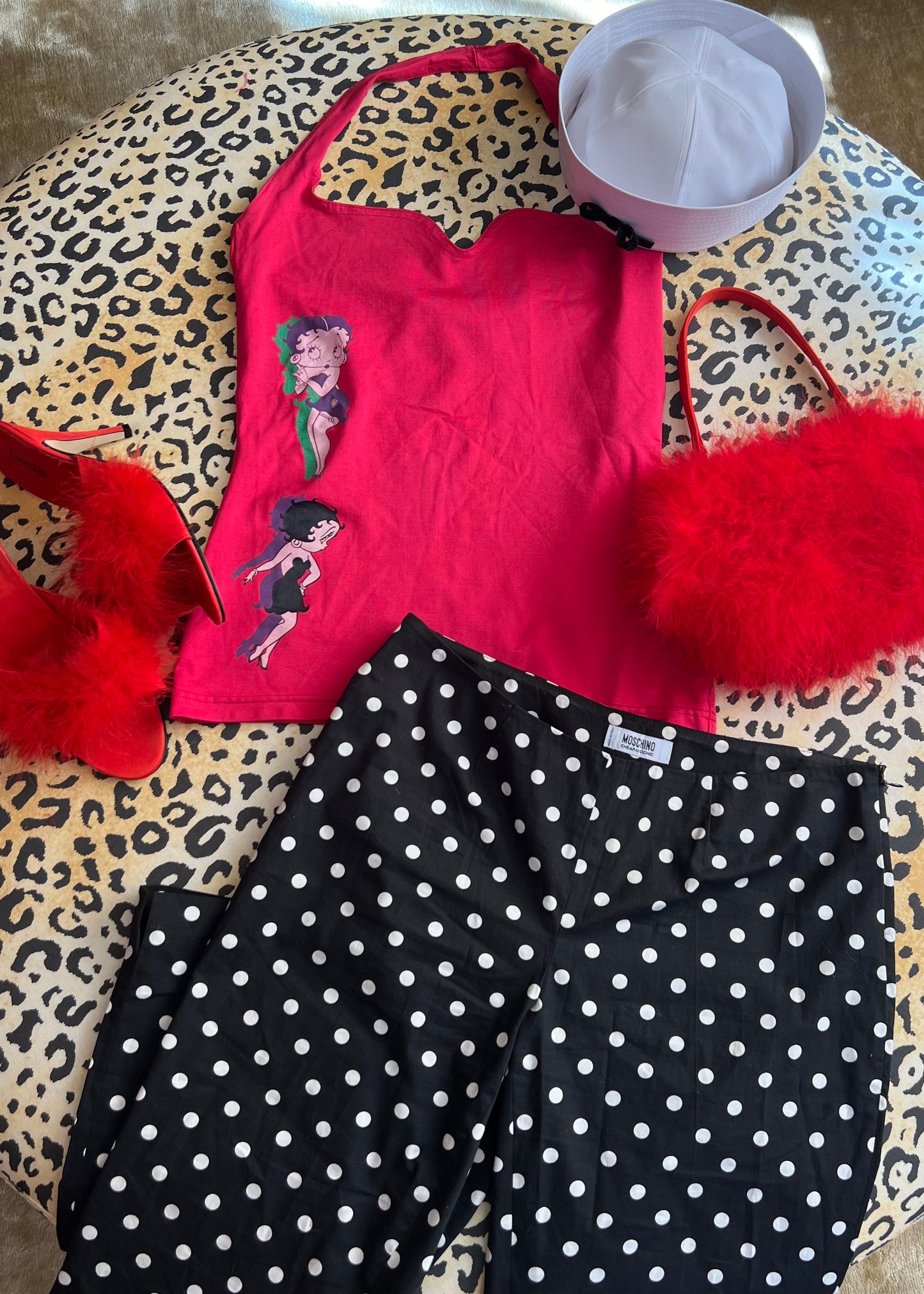 Versace Jeans Couture Betty Boop Halter Top