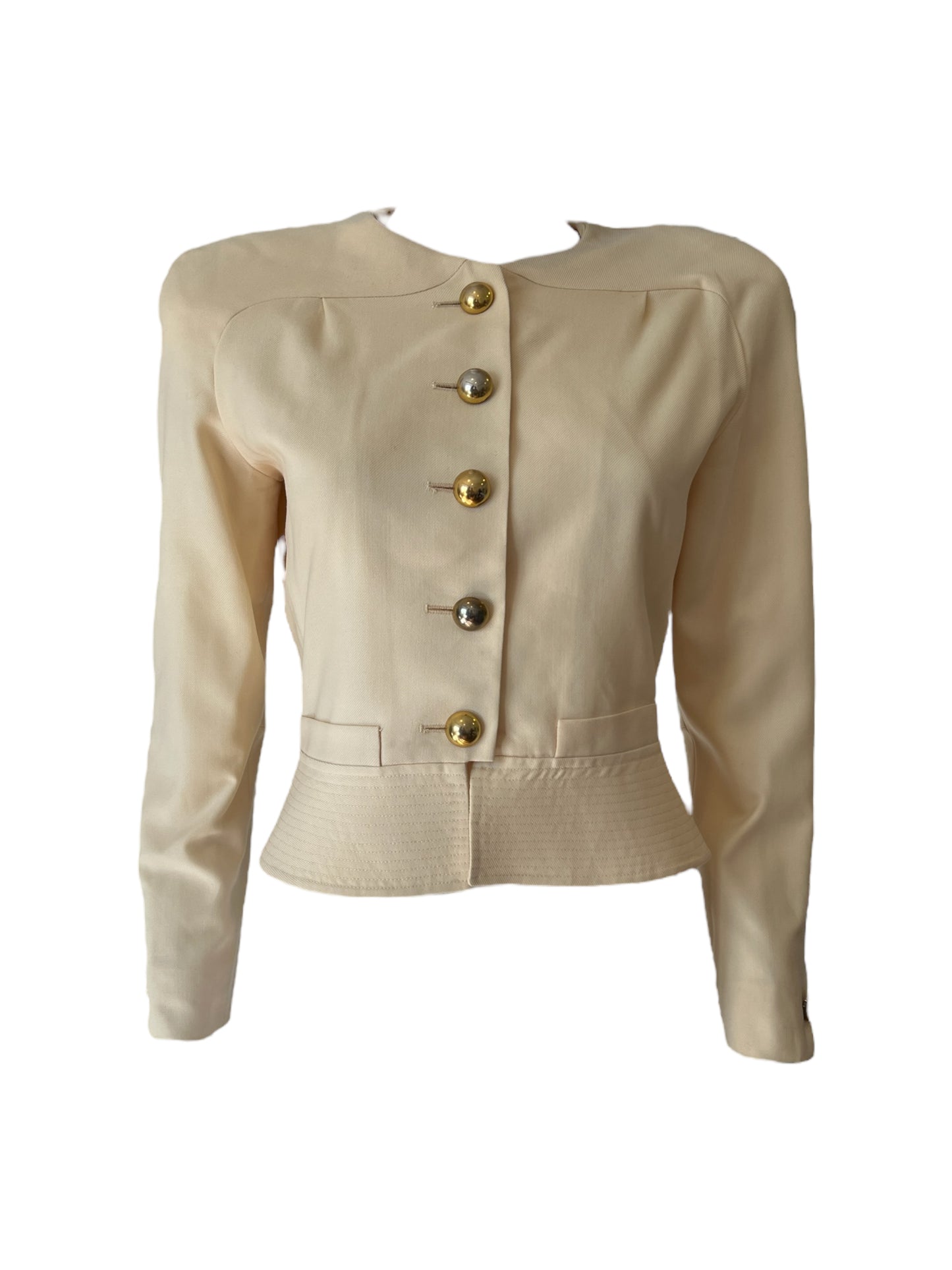 80s Jean Patou Jacket - Cream
