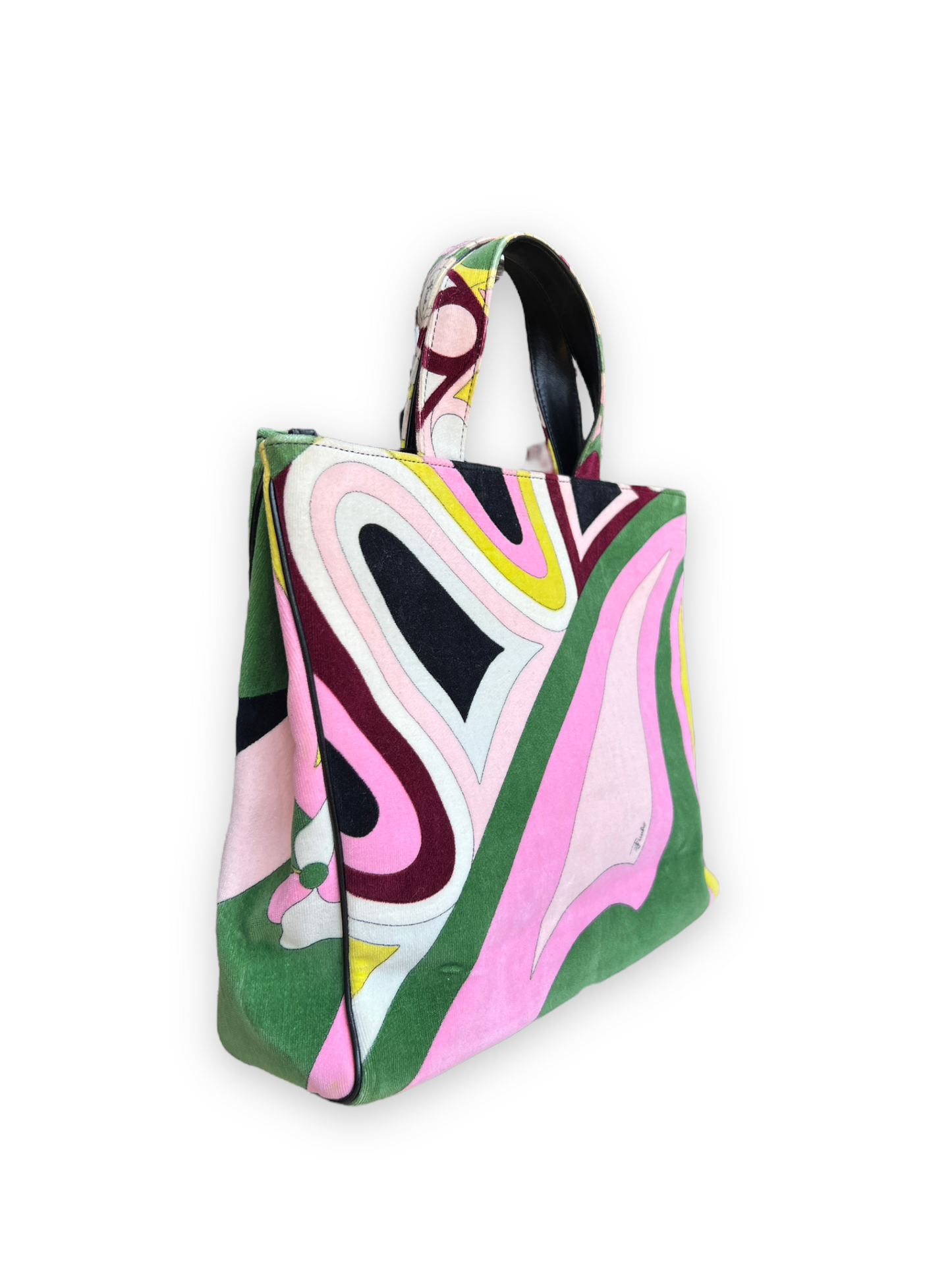Emilio Pucci Velour Tote