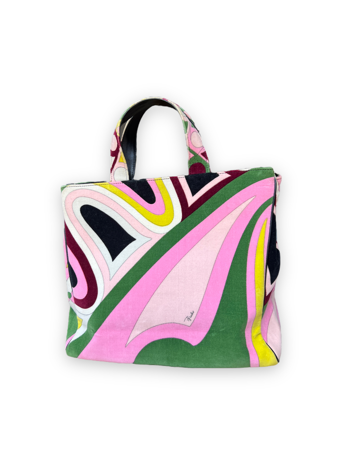 Emilio Pucci Velour Tote