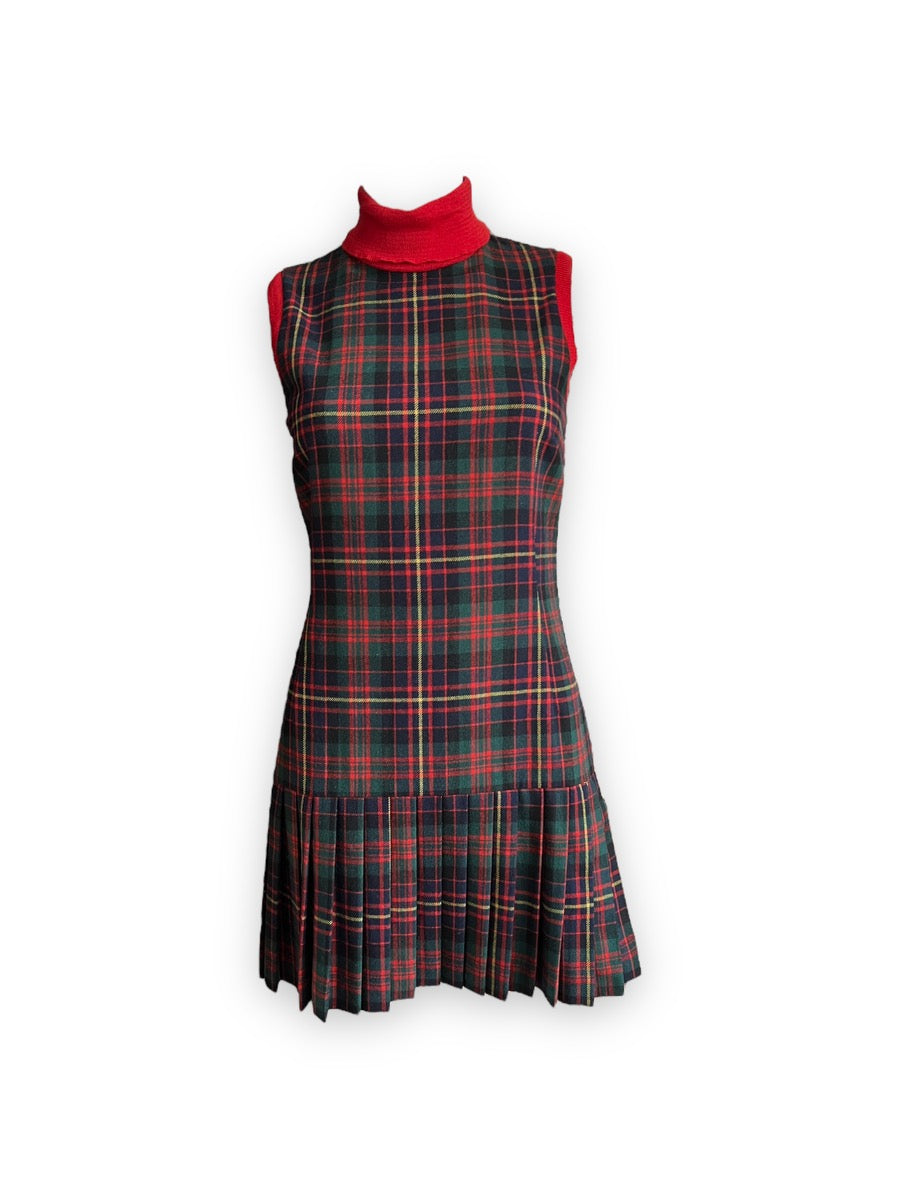 D&G FW2000 Plaid Mini Dress