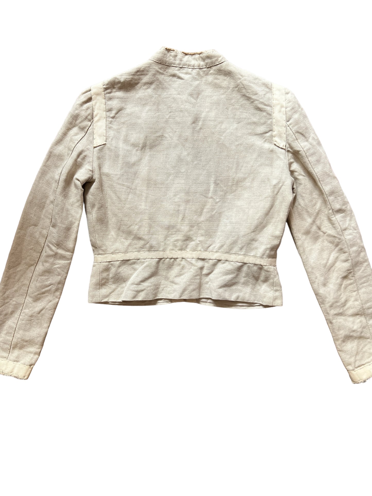 Chloé by Phoebe Philo 2005 Embellished Canvas Jacket