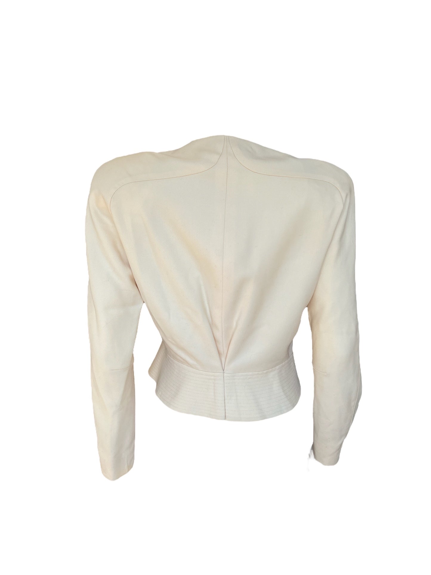 80s Jean Patou Jacket - Cream
