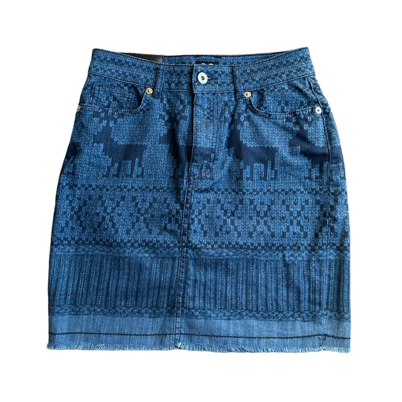 Dolce & Gabbana Fall 2010 Holiday Print Mini Skirt