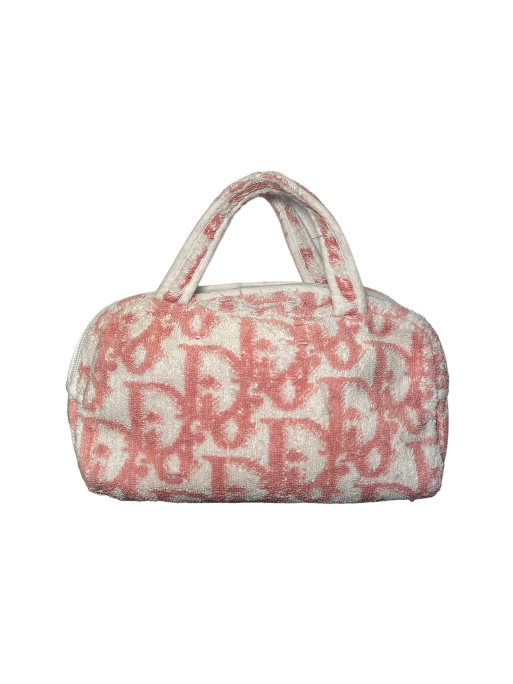 Dior Pink Monogram Terry Cloth Mini Bag – Allison's Archive