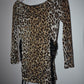 Dolce & Gabbana Cheetah Print Lace Up Top