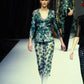 Dolce & Gabbana SS1997 Leaf Print Jacket & Skirt Set