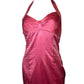 Betsey Johnson Pink 100% Silk Halter Dress