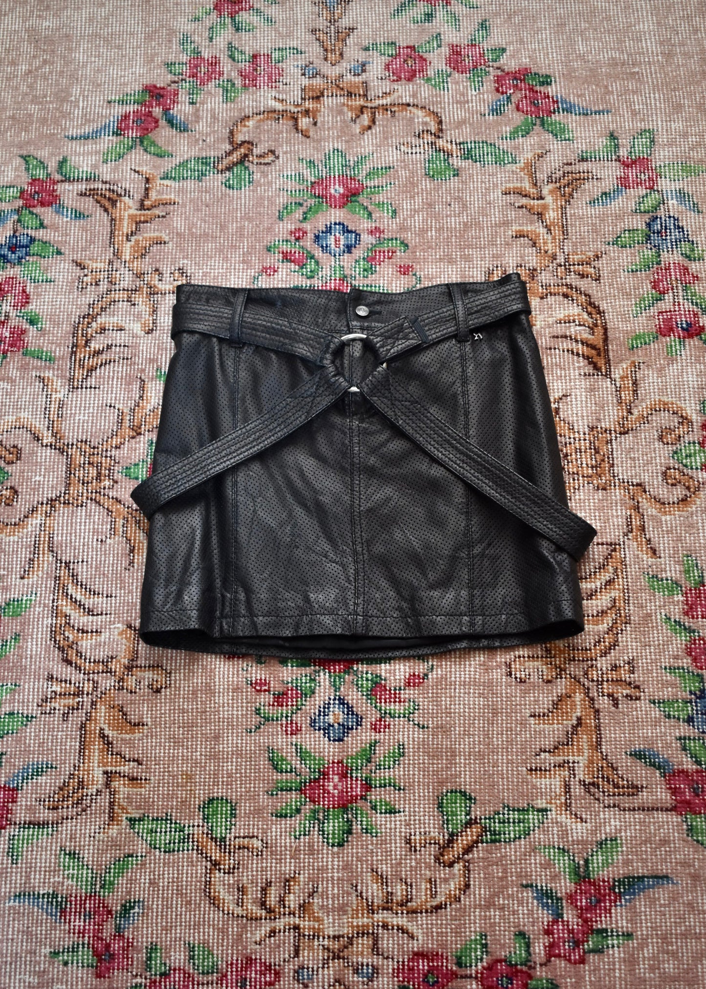 Galliano Bondage Mini Skirt