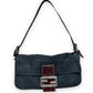 Fendi Baguette Bag - Black Suede