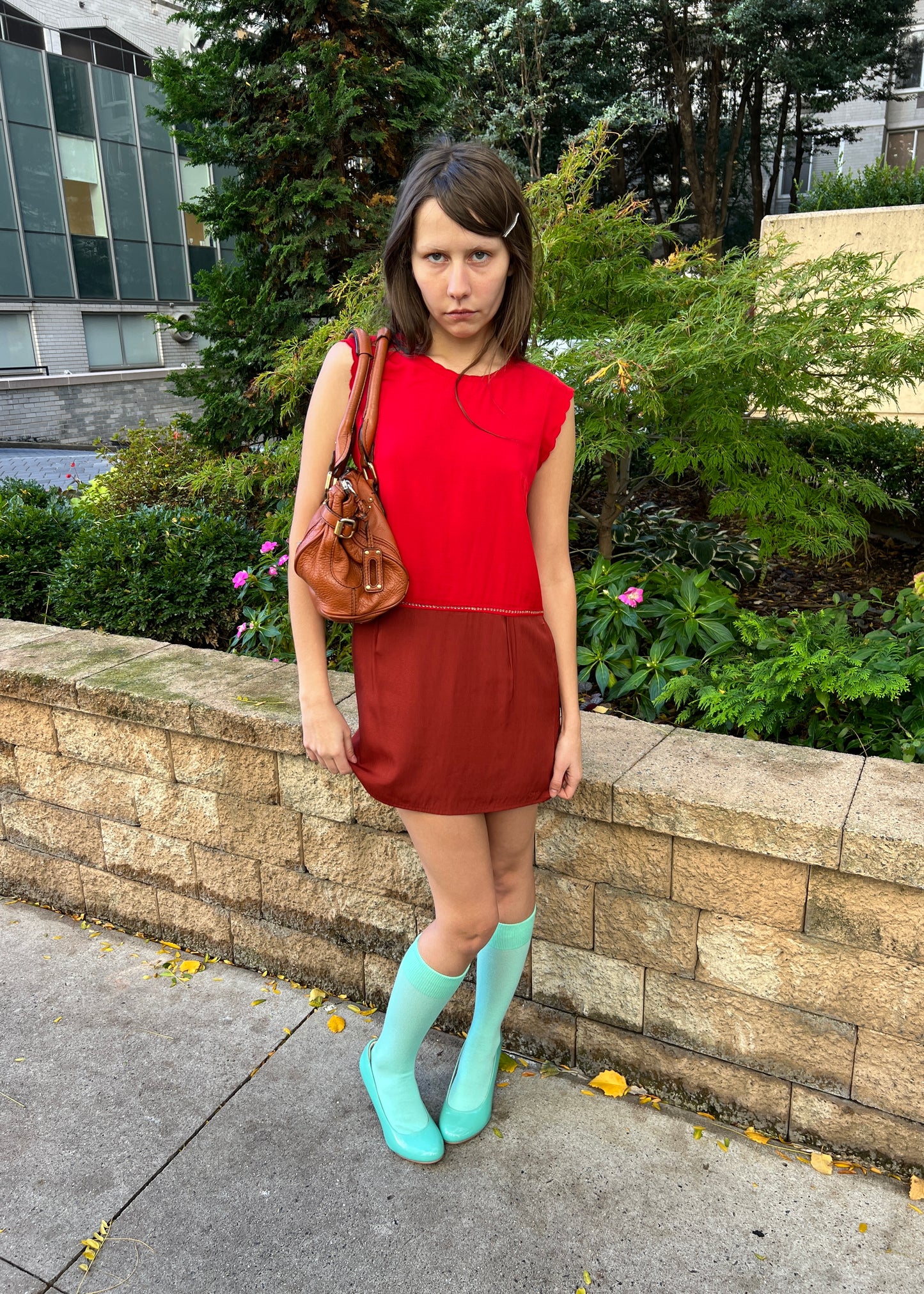 Chloé Colorblock Mini Dress