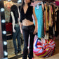Japanese Vintage Cropped Fur Vest