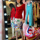Moschino Cheap & Chic Bow Long Sleeve