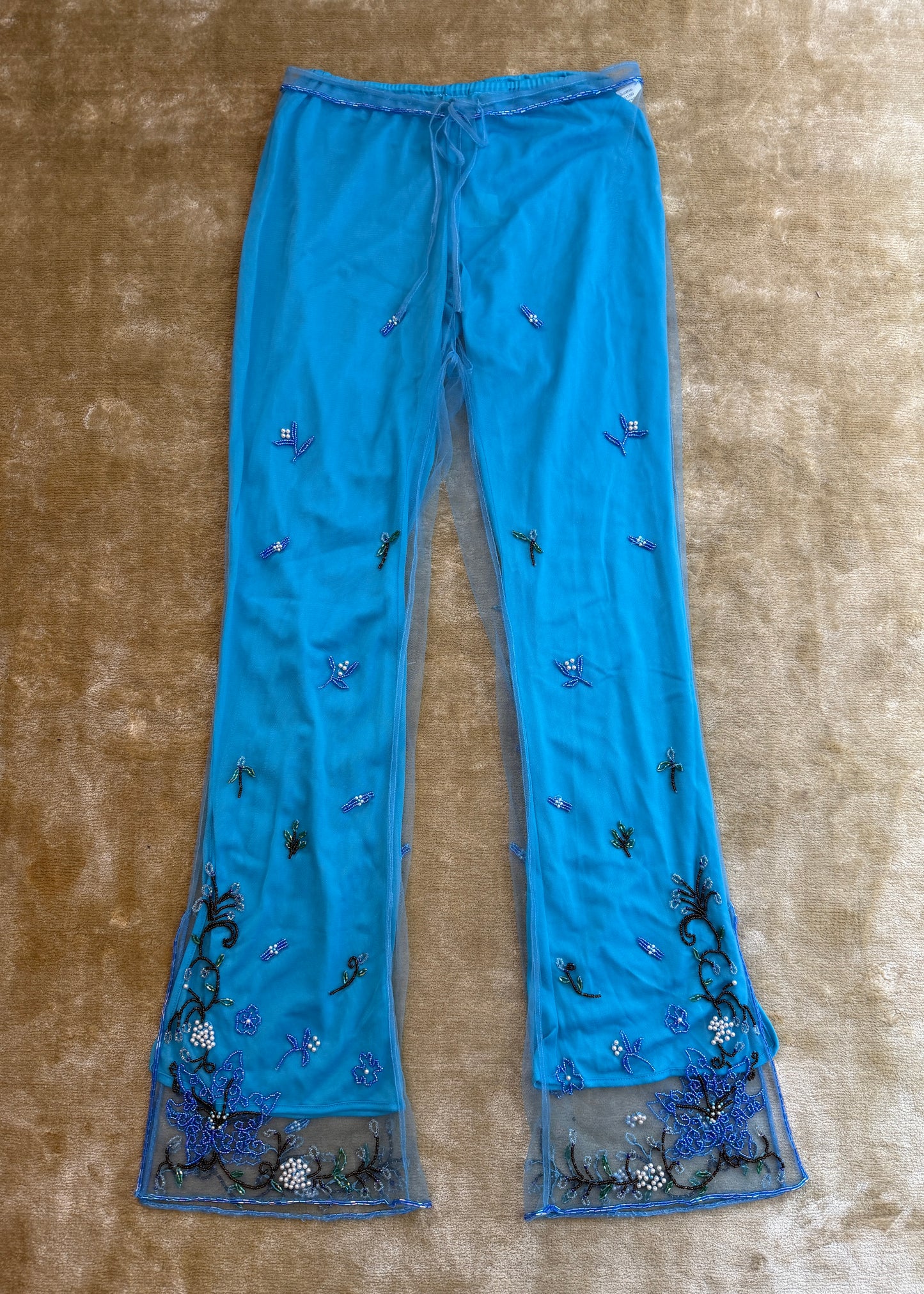 Roberto Cavalli SS2000 'Sample' Mesh Beaded Pants