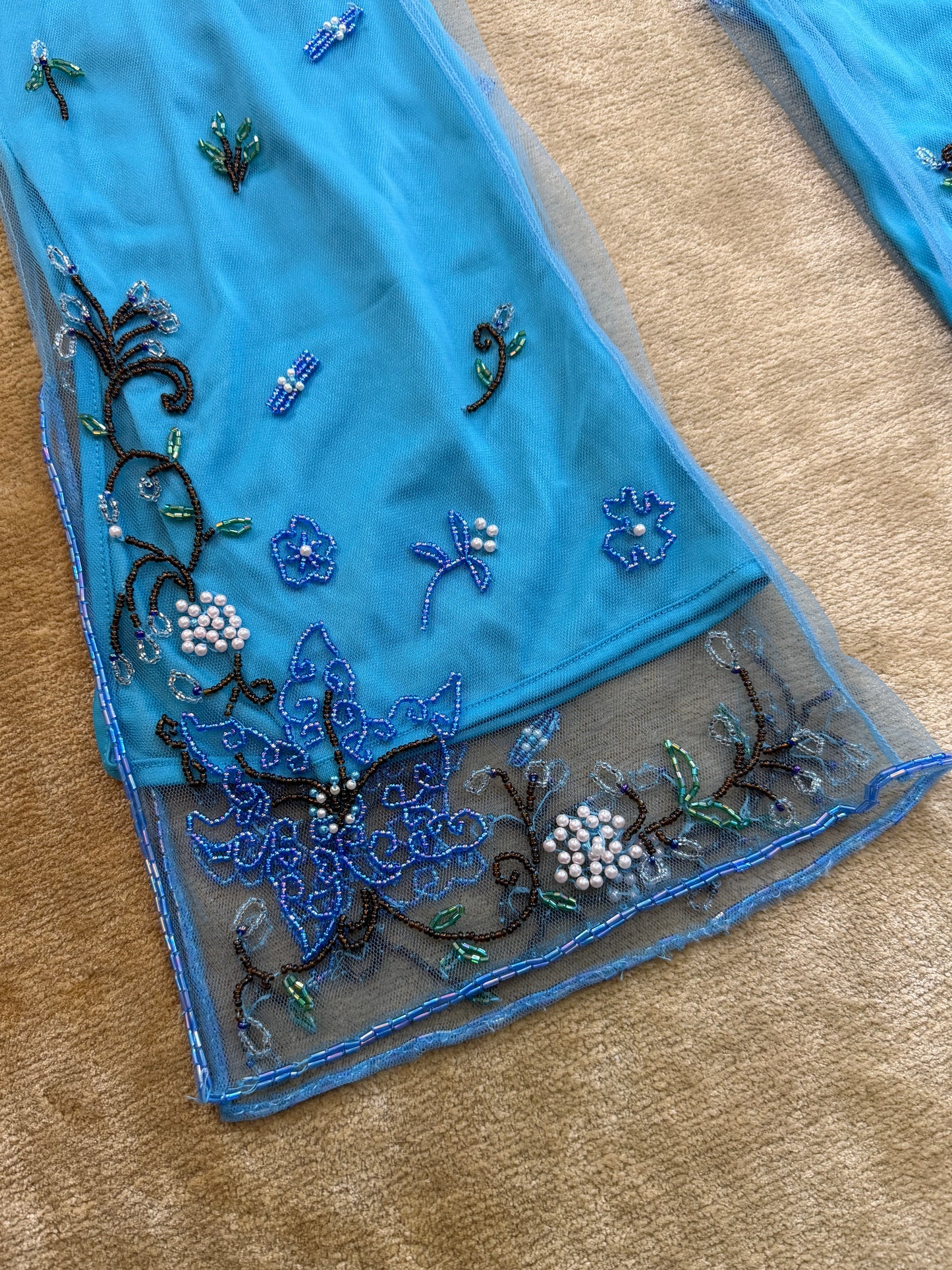 Roberto Cavalli SS2000 'Sample' Mesh Beaded Pants