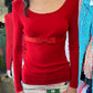 Moschino Cheap & Chic Bow Long Sleeve