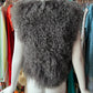 GOA Shearling Fur Vest- Grey