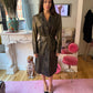 Roberto Cavalli Distressed Leather Trench
