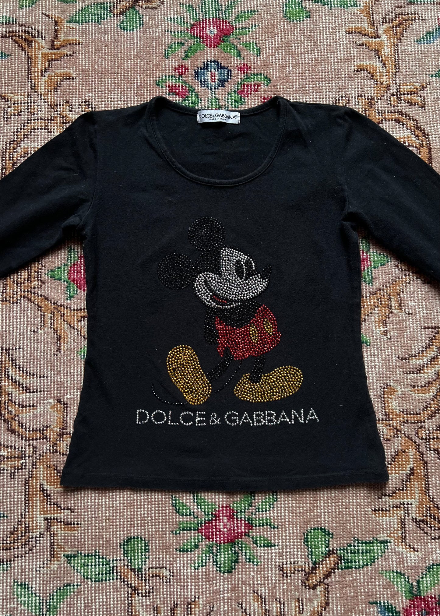 Dolce & Gabbana FW2004 Mickey Mouse Long Sleeve