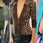 Dolce & Gabbana 1990s Leopard Cardigan