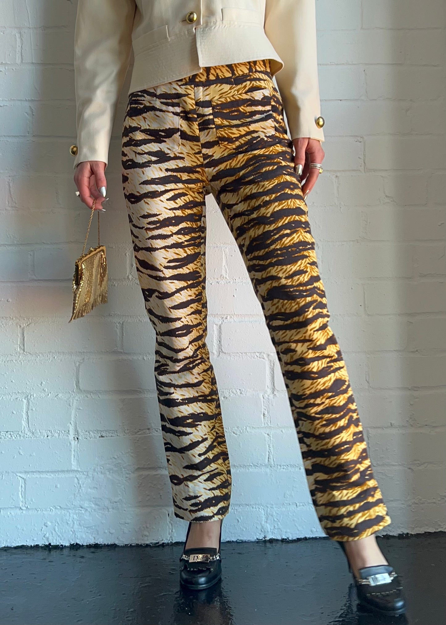 D&G Tiger Print Pants
