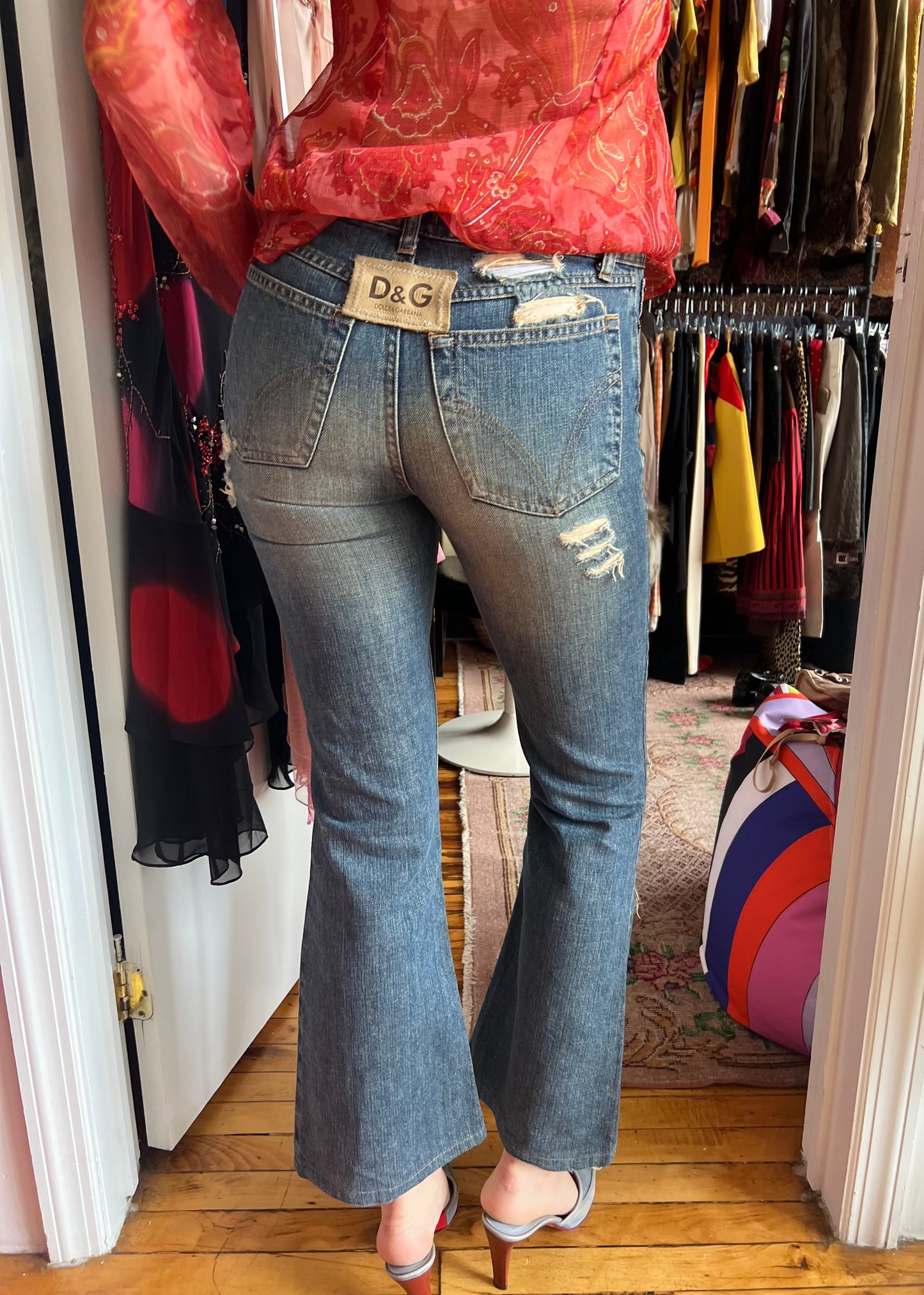 D&G Distressed Jeans
