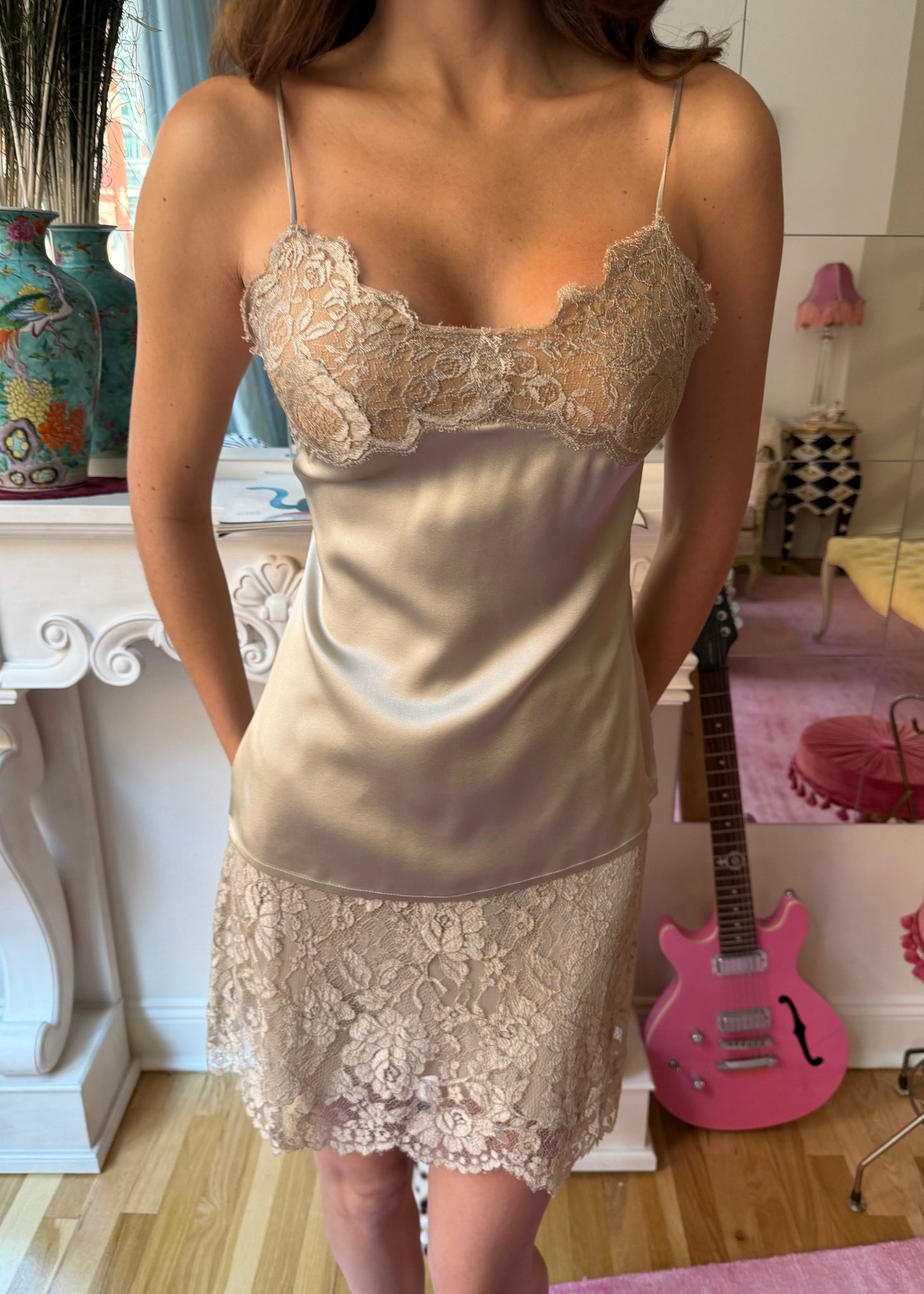 Valentino 90s Lace/Silk Set