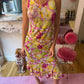 Blumarine 00s Fruit/Floral Printed Nylon Tank & Skirt Set