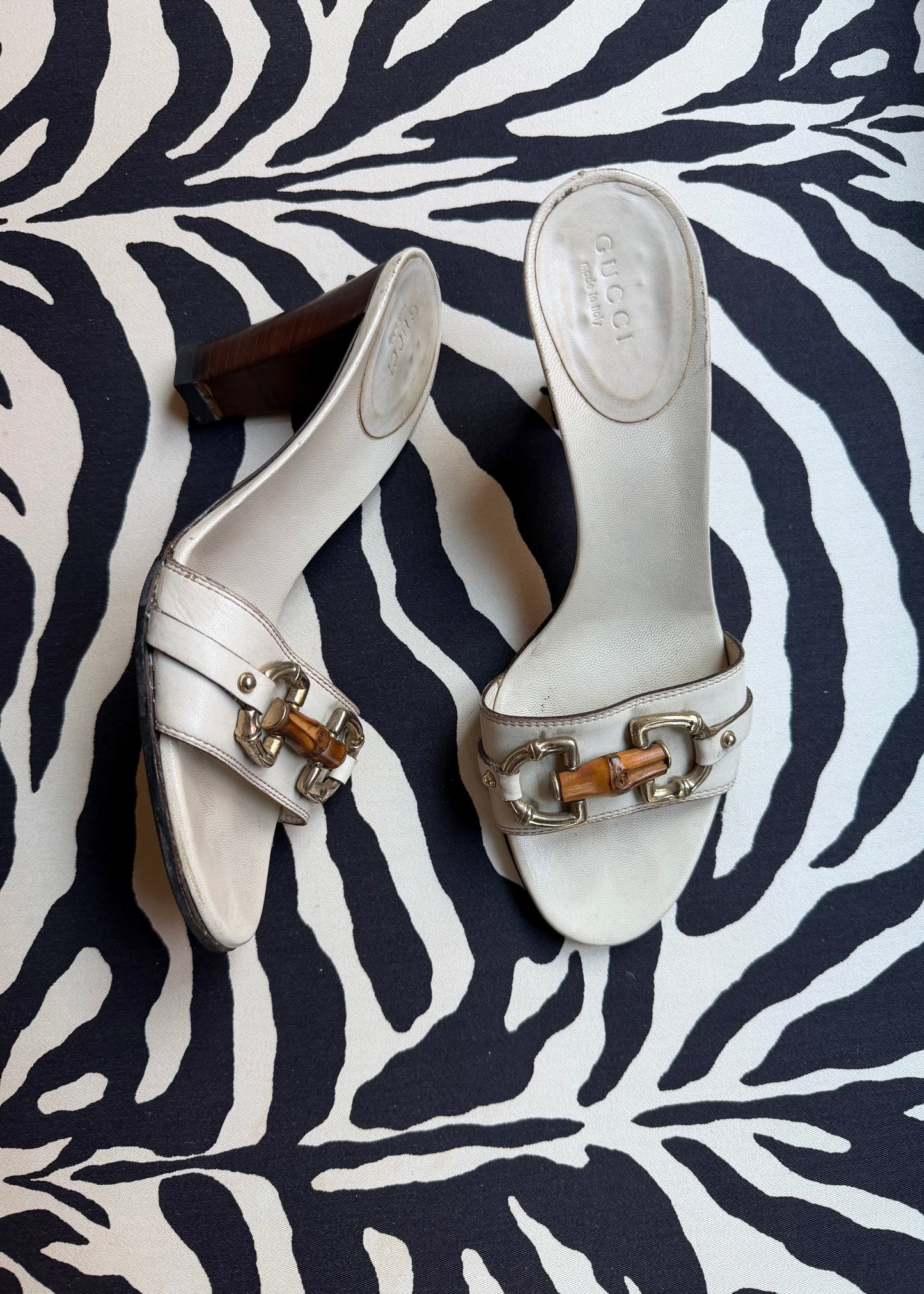 Gucci Bamboo Horsebit Heels