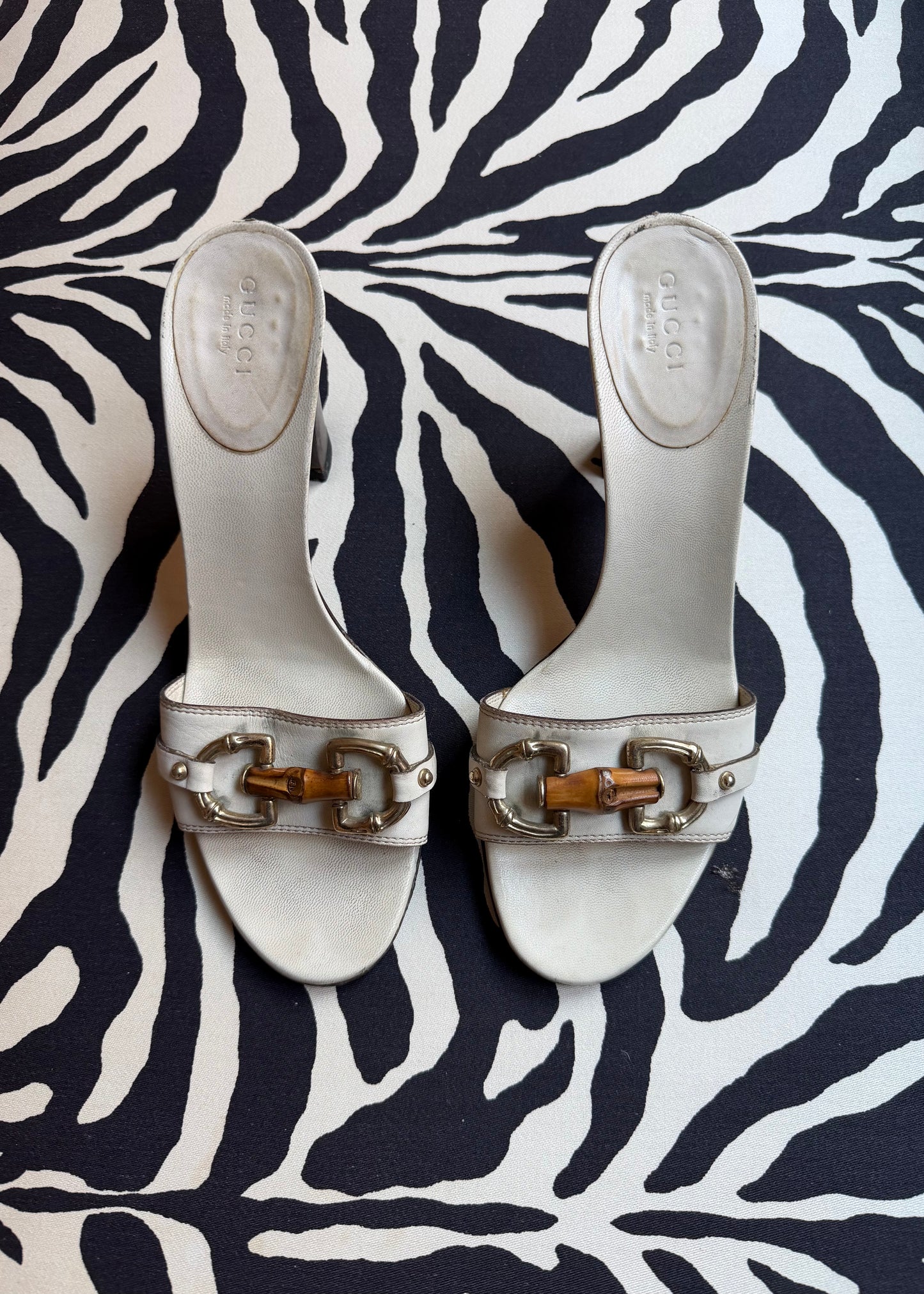 Gucci Bamboo Horsebit Heels
