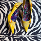 D&G Yellow Button Heels