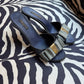 Louis Vuitton Navy Bow Mule