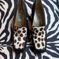 Gianni Versace Ponyhair Animal Print Loafer