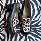 Gianni Versace Ponyhair Animal Print Loafer