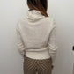 Chloé FW2001 Face Printed Angora Fur Turtleneck
