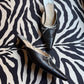 Chanel Silver Bow Kitten Heel