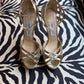 Jimmy Choo Metallic Platform Heel