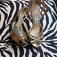 Jimmy Choo Metallic Platform Heel
