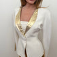 Thierry Mugler 1980s Lamé Blazer