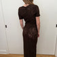 Dolce & Gabbana 1998 Brown Lace 'Mother Mary' Dress