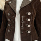 Dolce & Gabbana FW2002 Cropped Corduroy Coin Jacket & Rope Belt
